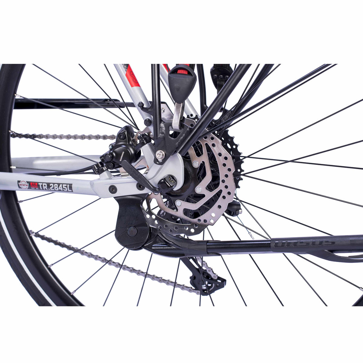 28" Damen Trekking Fahrrad TR.2845L Trekkingrad 2 x 9 GANG SHIMANO CUES RD-U3020-9 SHADOW