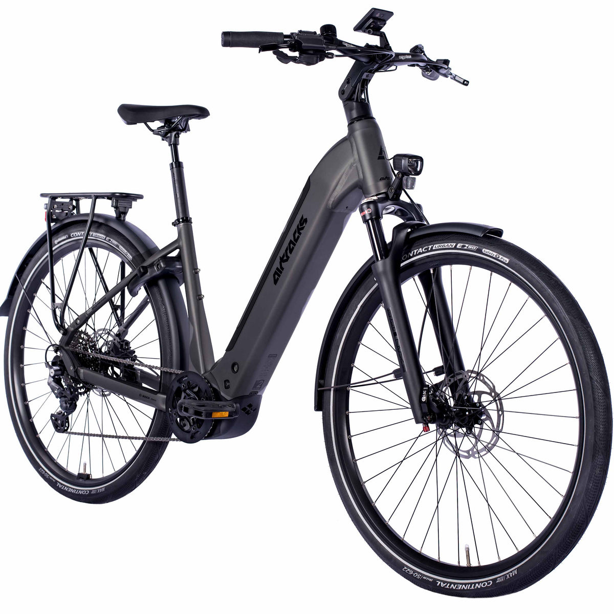 28" Damen E-Bike Trekking Fahrrad LS TERRA TR2 BOSCH Performance Line PX (Smart) POWERTUBE 600Wh 10 Gang SHIMANO DEORE RD-M5130