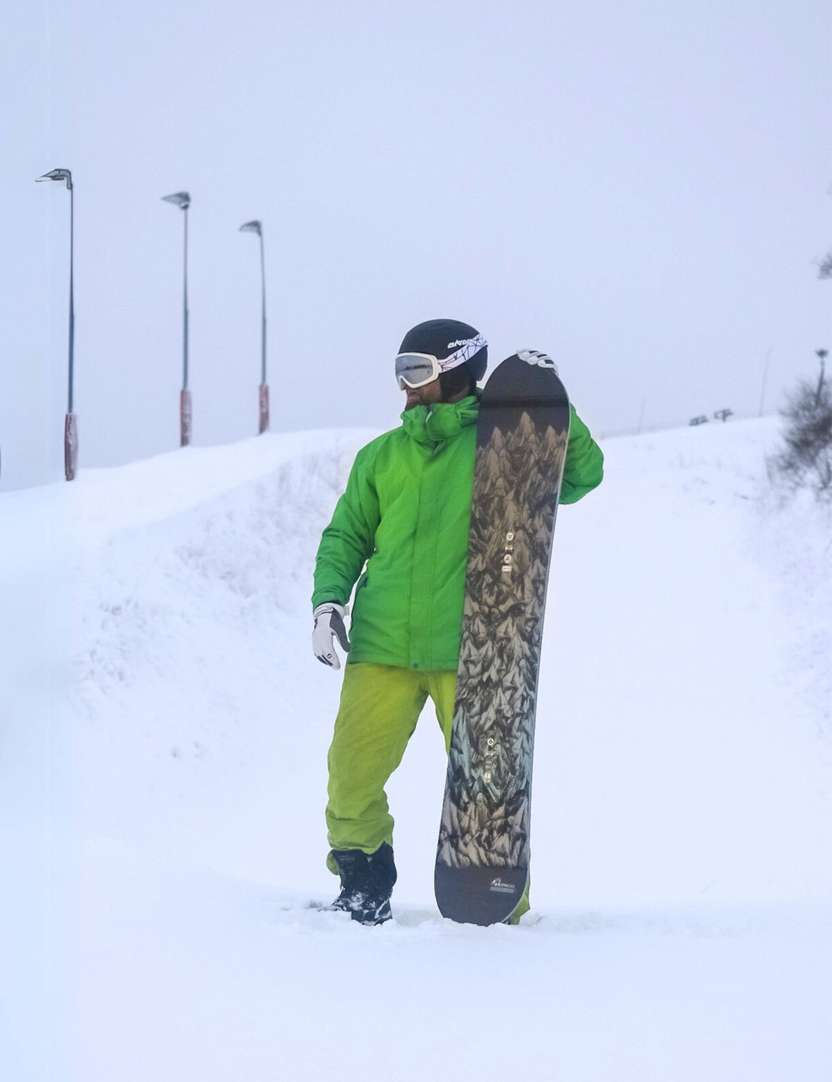 Herren Snowboard MOUNTAIN LINES Zero Rocker Wide
