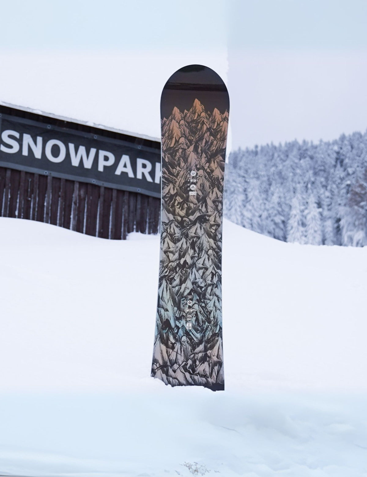 Herren Snowboard MOUNTAIN LINES Zero Rocker Wide