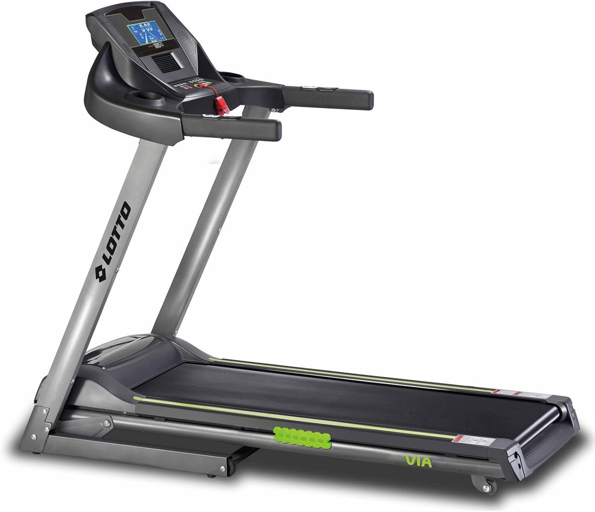 Lotto tramite tapis roulant pieghevole elettricamente fino a 100 kg Bluetooth 1-16 km/h 133x45 cm