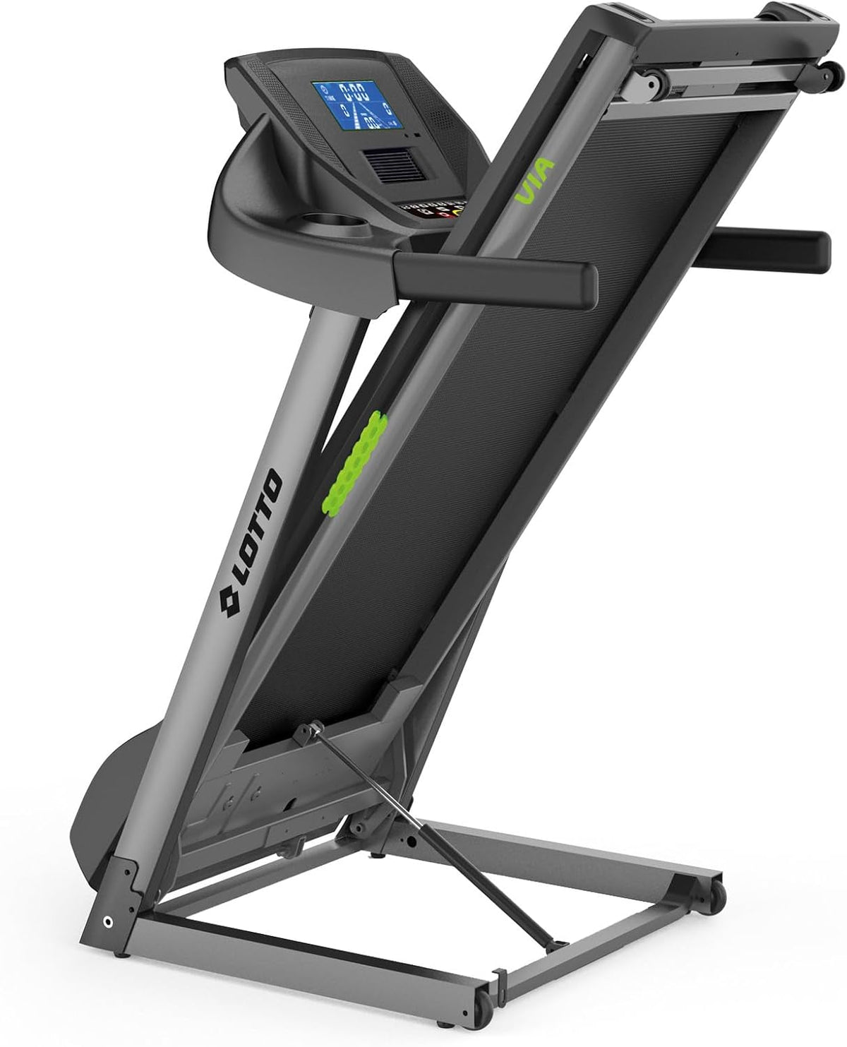 Lotto tramite tapis roulant pieghevole elettricamente fino a 100 kg Bluetooth 1-16 km/h 133x45 cm
