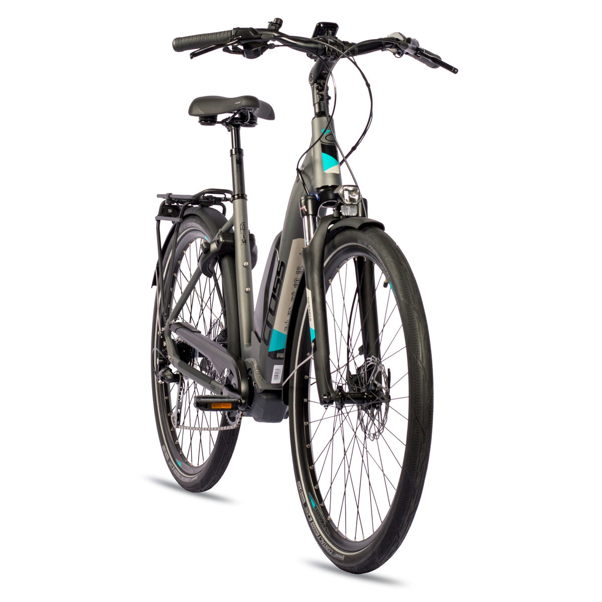 28" BICICLETA ELÉCTRICA DE TREKKING LS WAVE X-TRON SR1 SHIMANO STEPS E-6100 504WH 9 VELOCIDADES SHIMANO ALIVIO