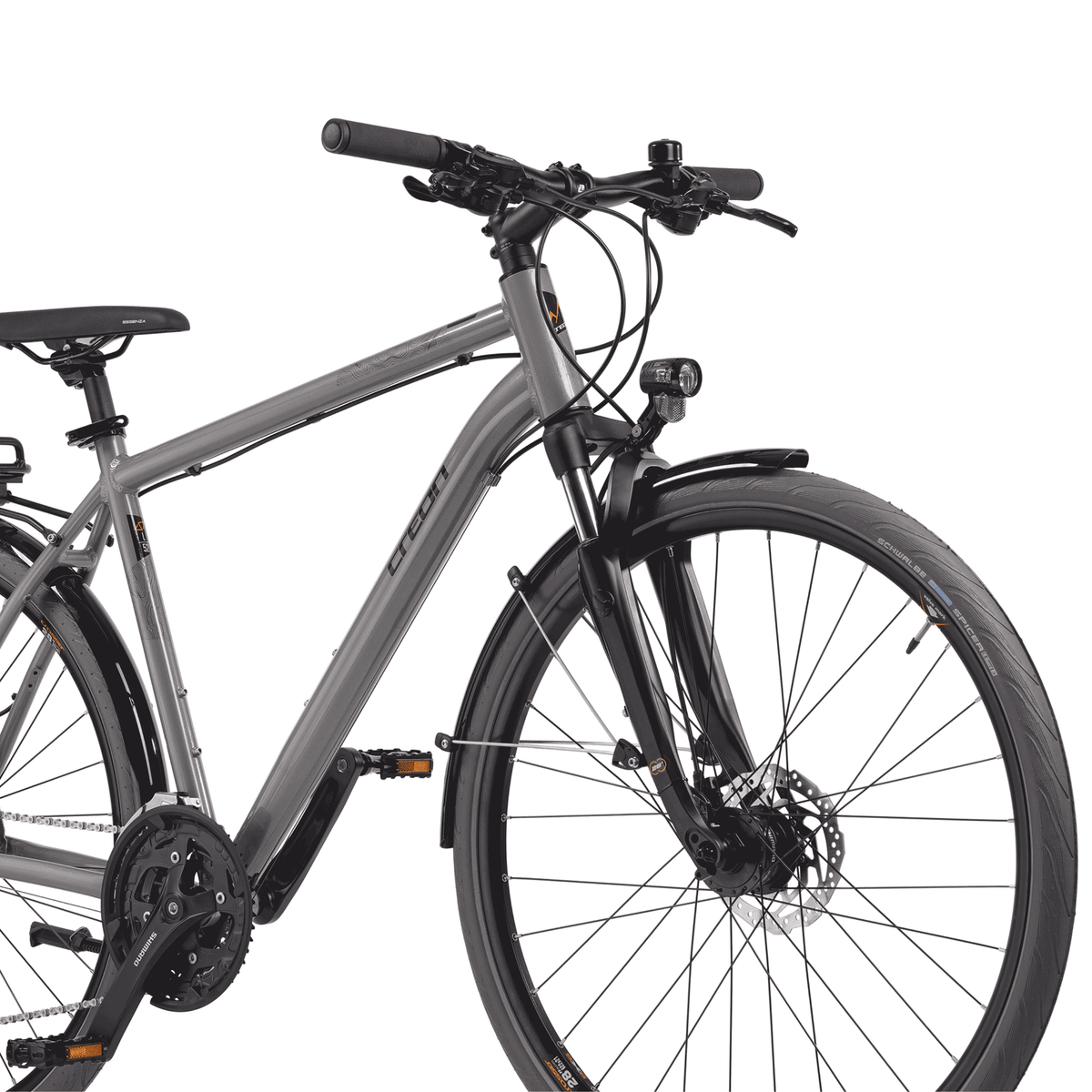 28" Herren Trekking Fahrrad AREAL DB Trekkingrad 24 x Gang Shimano Alivio RD-M3100 SGS Shadow