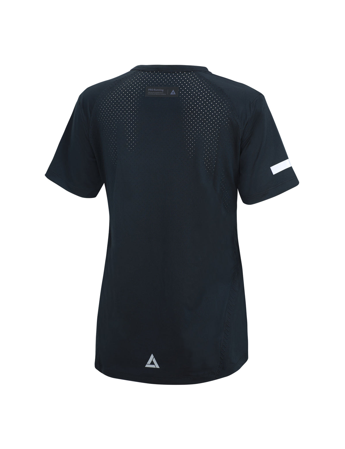 Maglia da corsa funzionale donna manica corta Pro Line Nera