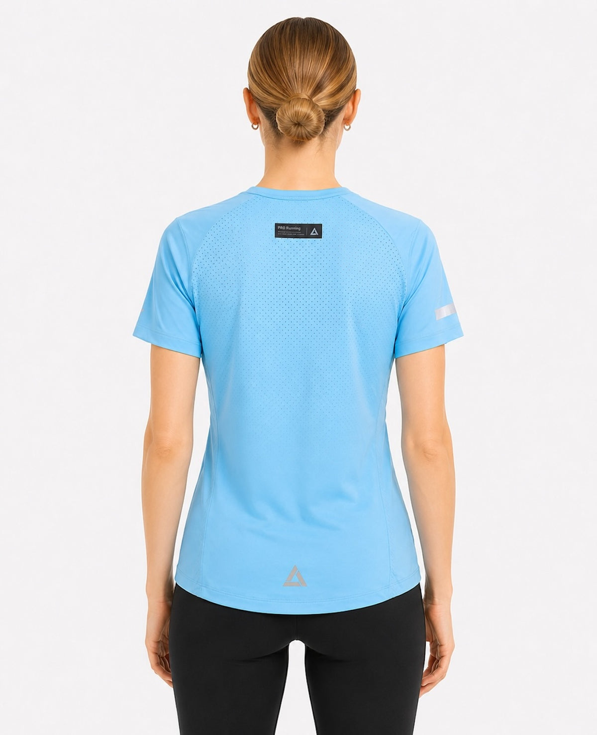 Damen Funktions Laufshirt Kurzarm Pro Line Celeste