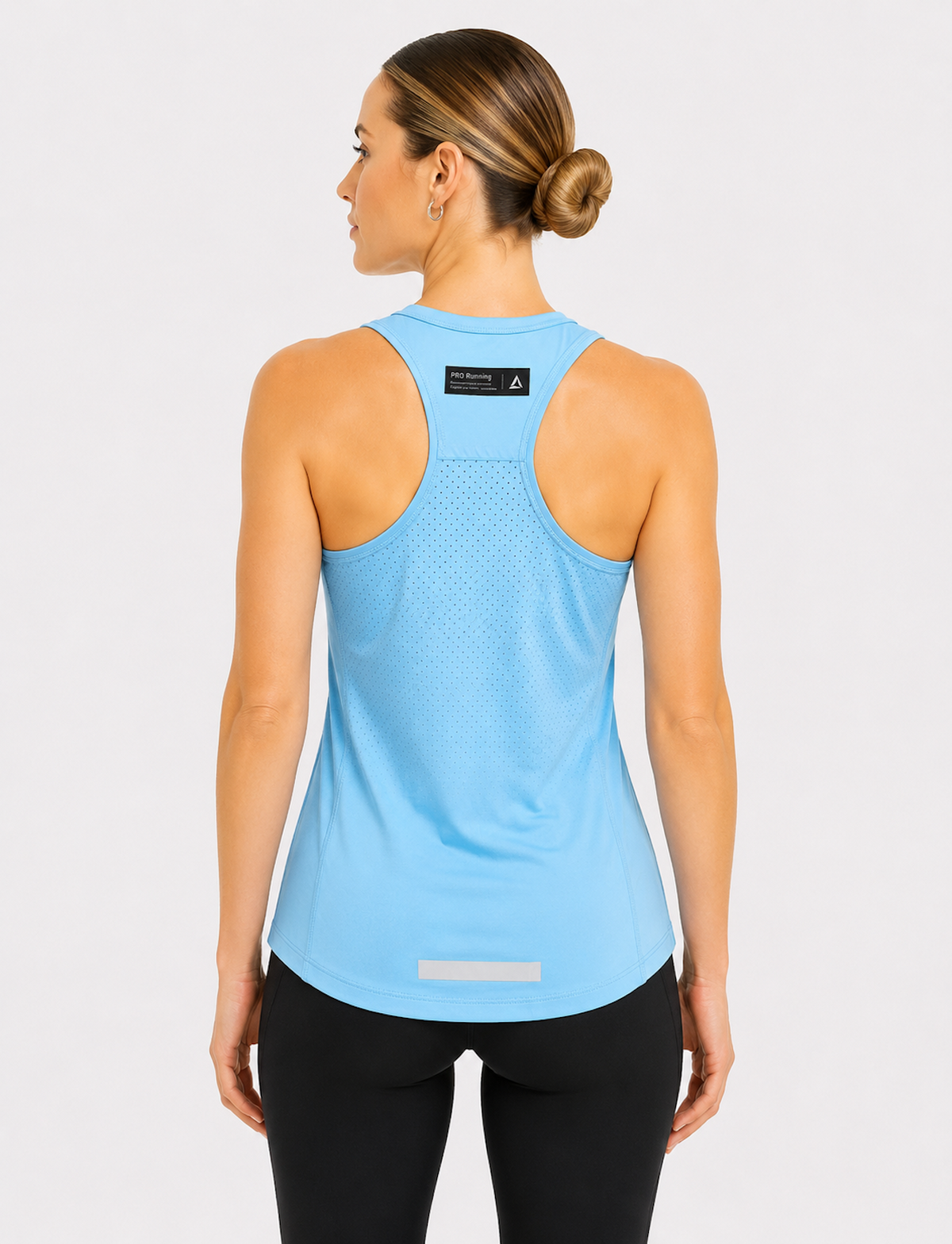 Damen Funktions Laufshirt Ärmellos Kurzarm Pro Line Celeste