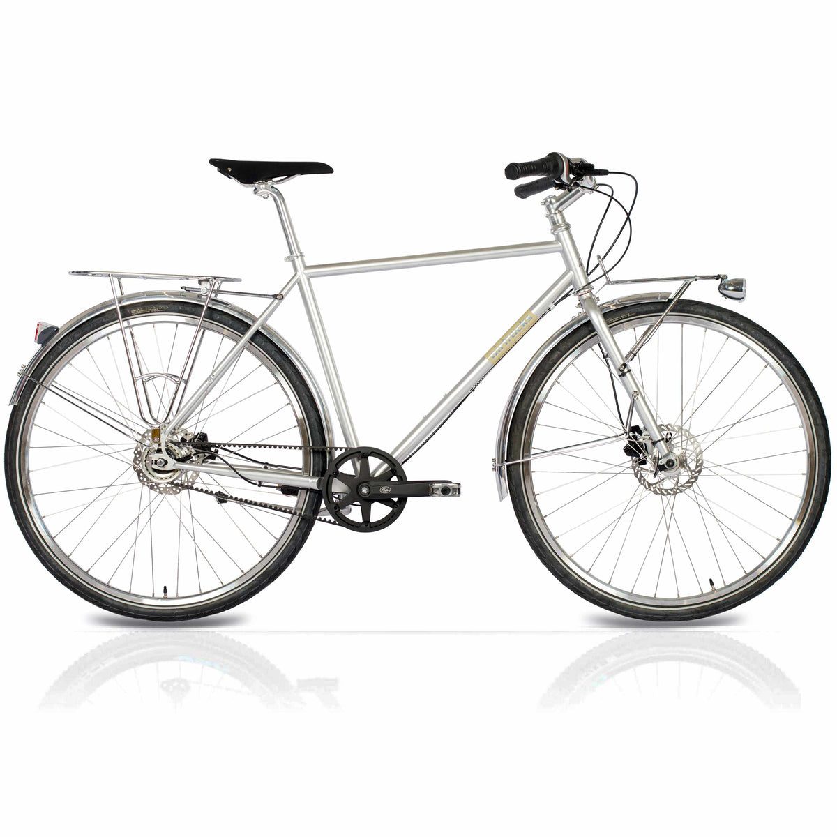 28" Bicicleta urbana hombre CITY STREET CrMo 7 x velocidades GATES CARBON DRIVE BELT Shimano NEXUS