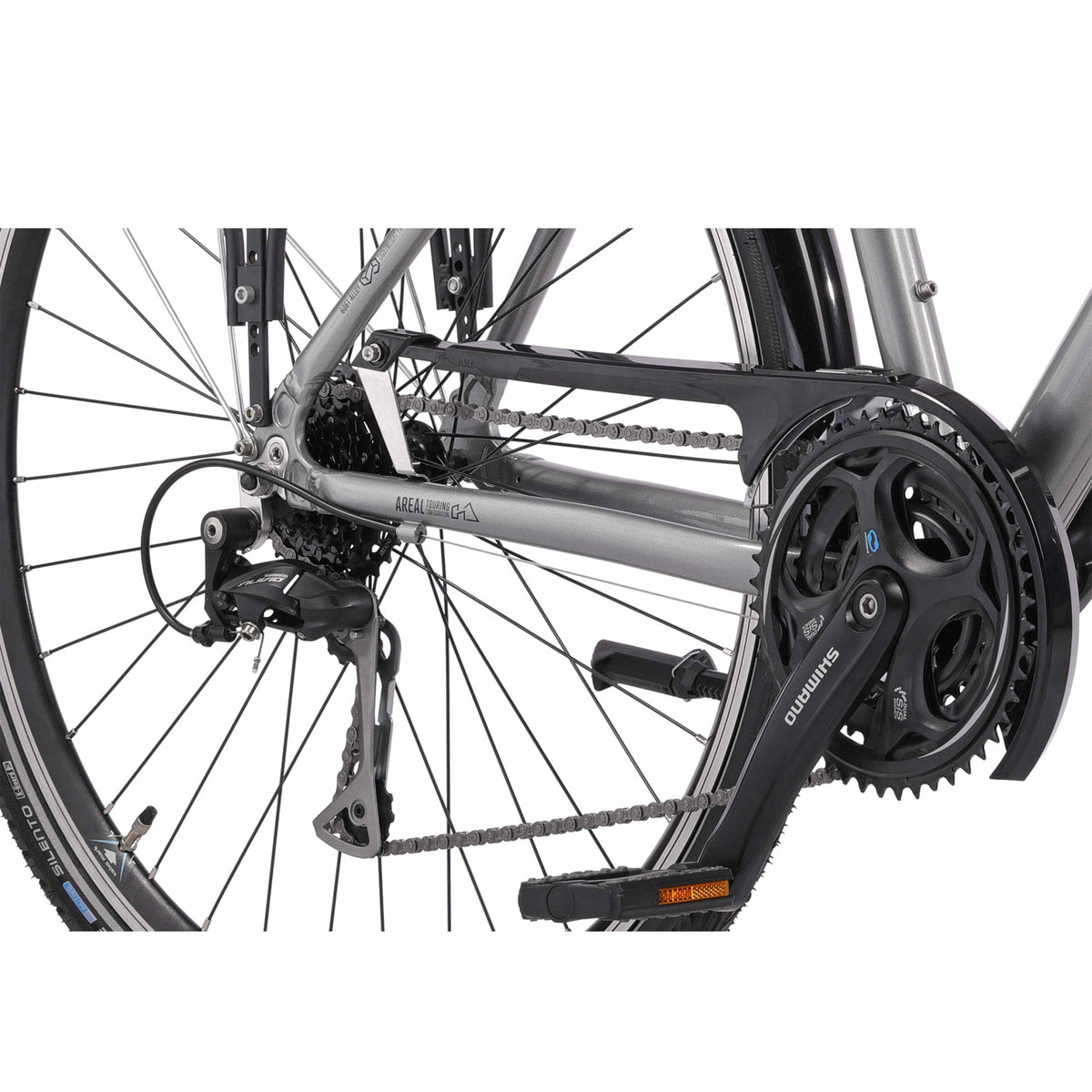 28" Herren Trekking Fahrrad AREAL VB Trekkingrad 24 x Gang SHIMANO ALIVIO RD-T4000 SGSL