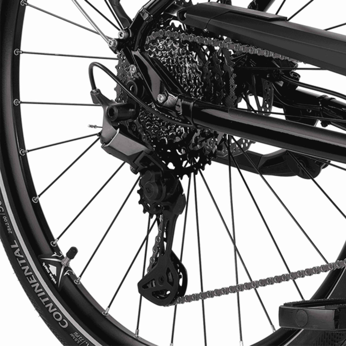 28" FEMMES VÉLO ÉLECTRIQUE TREKKING LS E-TOURING 12.9 CITY BIKE SHIMANO STEPS E7000 504 WH 11 VITESSES SHIMANO XT RD-M8130 SGS