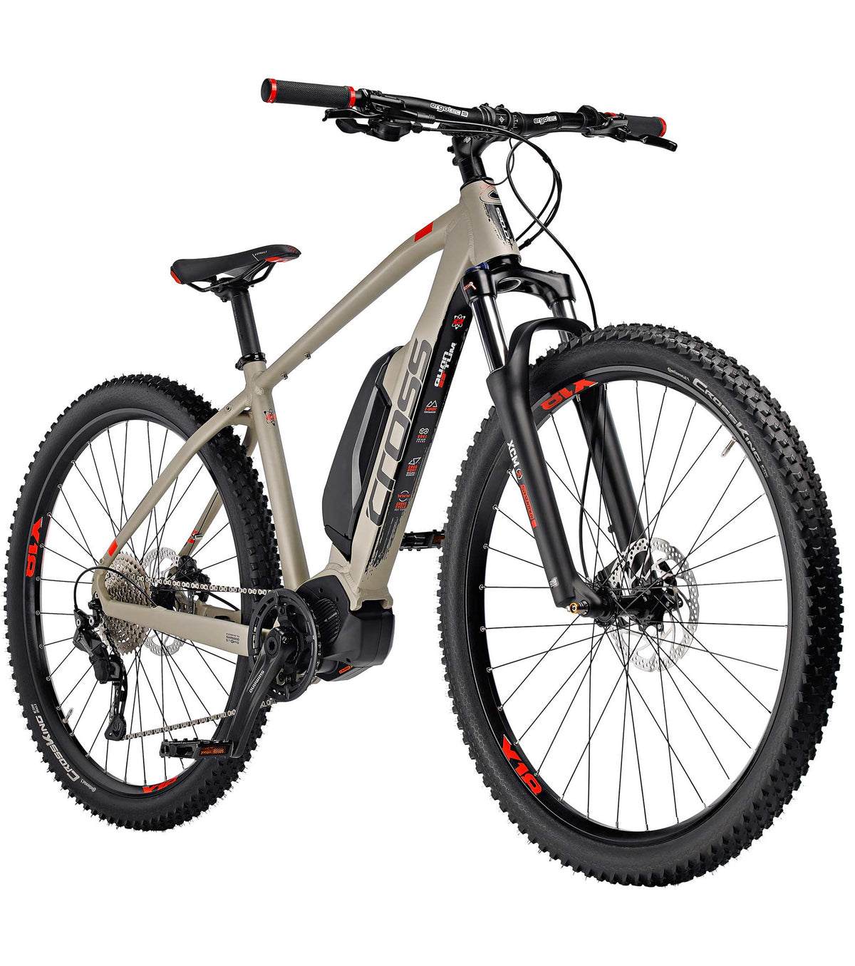 29" Bicicleta eléctrica de montaña QUANTUM STEPS E7000 504Wh 10 x VELOCIDADES SHIMANO DEORE RD-M5120 SGS