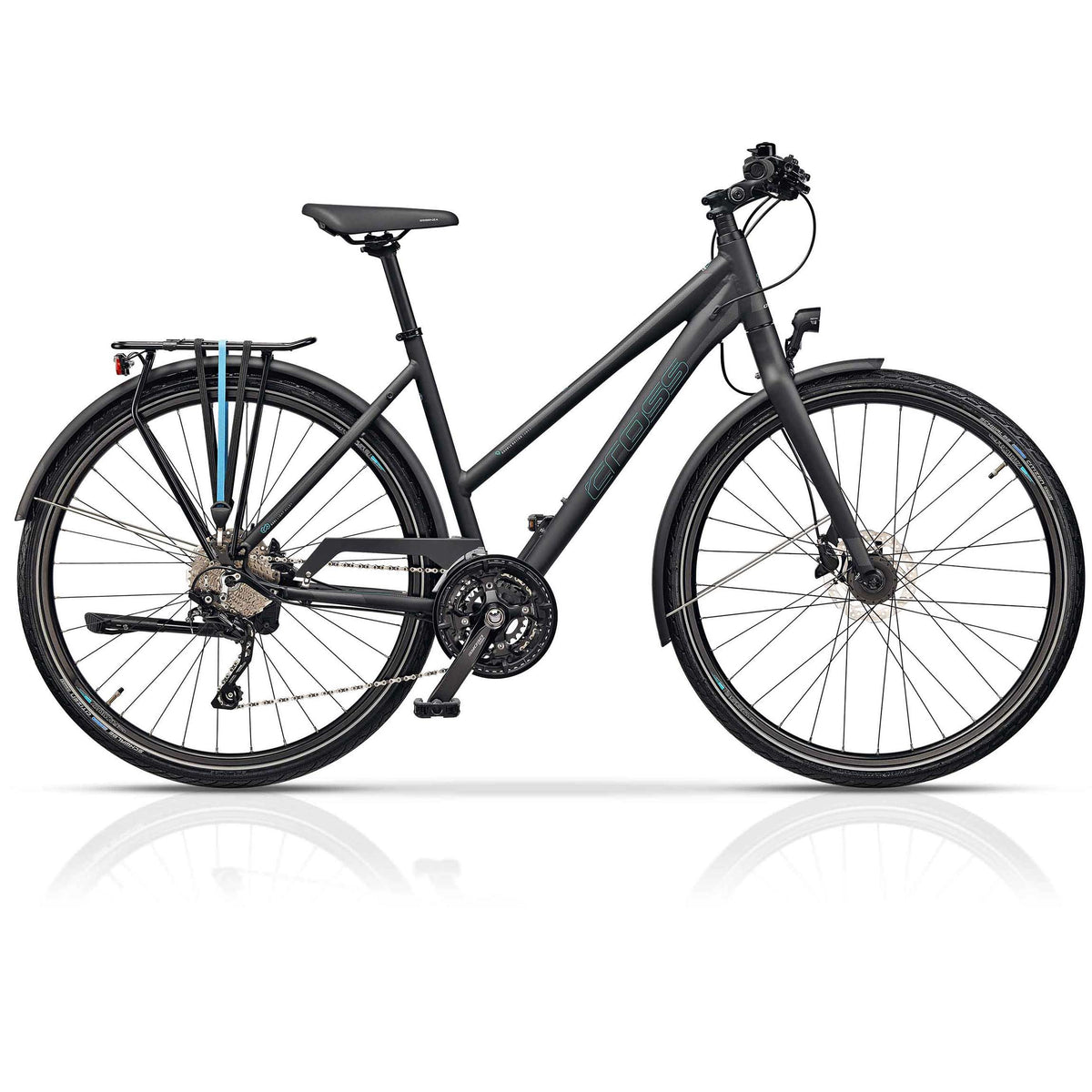 28" Vélo de trekking femme QUEST 30 x vitesses Shimano Deore RD-T6000 SGS