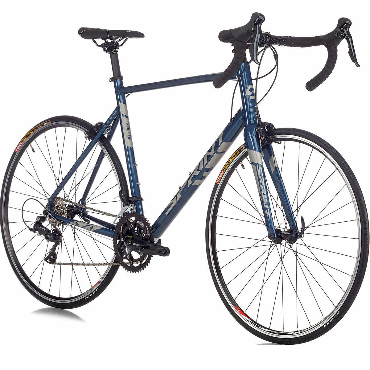 28" Herren Rennrad SPRINT MONZA ELITE Fahrrad CARBON GABEL 2 x 9 Gang SHIMANO SORA RD-R3000 Blue / Gloss