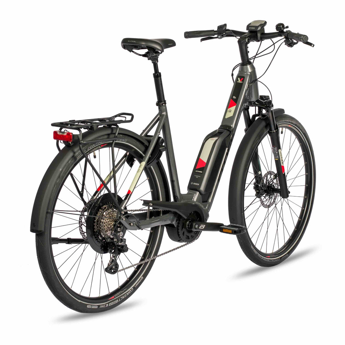 28" E-Bike Trekking Fahrrad LS WAVE V-Tron BOSCH ACTIVE PLUS LINE 500Wh 10 GANG SHIMANO DEORE