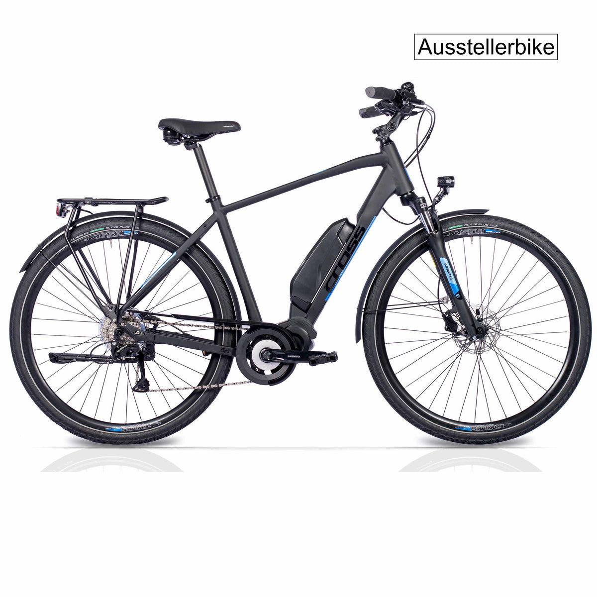 Bicicleta E-Bike de trekking para hombres de 28" V-TRON SHIMANO STEPS E-5000 418 Wh 9 x VELOCIDAD SHIMANO RD-T3000 - B-WARE
