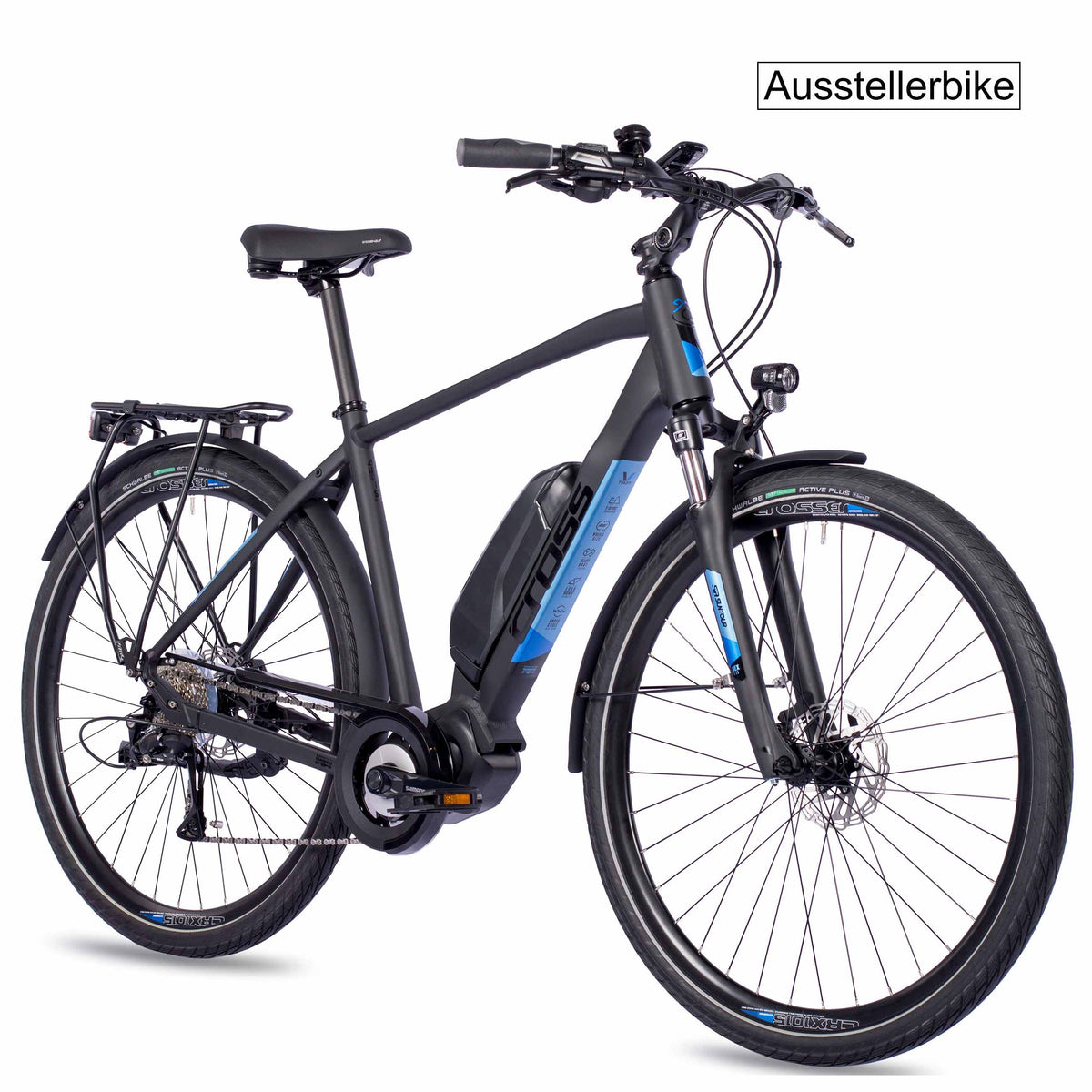 Bicicleta E-Bike de trekking para hombres de 28" V-TRON SHIMANO STEPS E-5000 418 Wh 9 x VELOCIDAD SHIMANO RD-T3000 - B-WARE