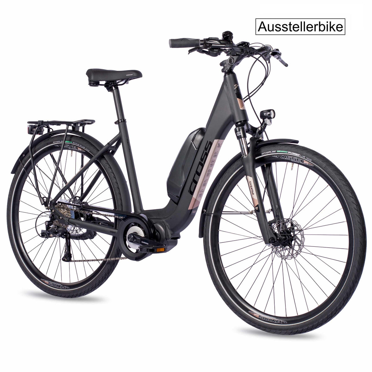 28" E-Bike Trekking Fahrrad LS WAVE V-TRON SHIMANO STEPS E-5000 418 Wh 9 GANG SHIMANO RD-T3000SGS - B-WARE
