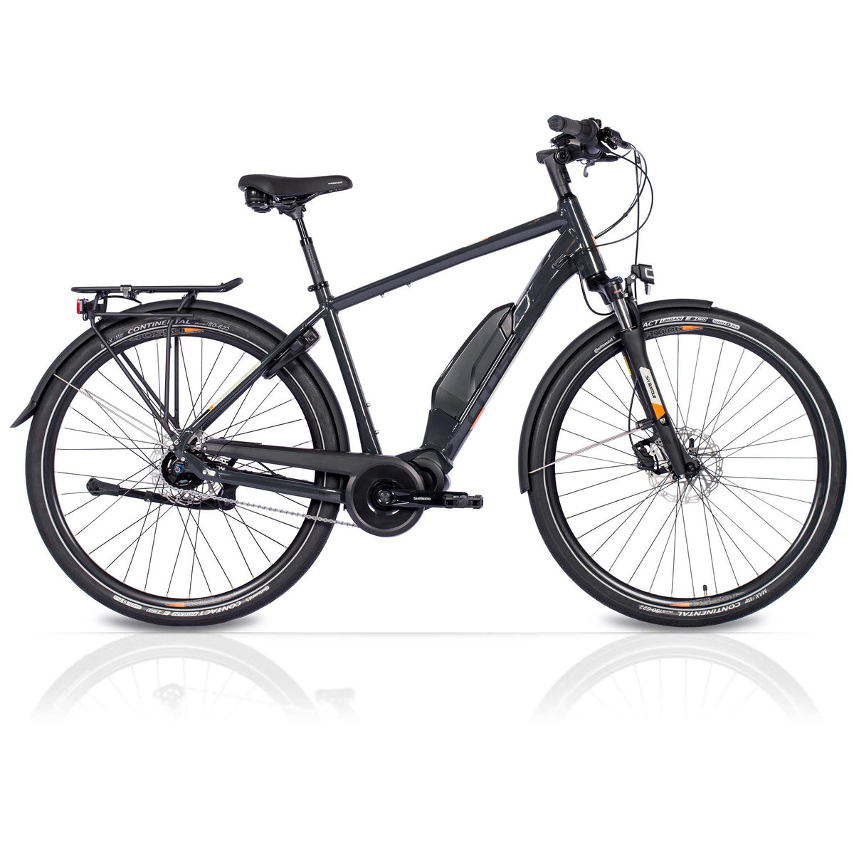 28" E-Bike Herren City Fahrrad X-Tron SR2 SHIMANO STEPS E-5000 418Wh 5 GANG SHIMANO NEXUS INTER 5