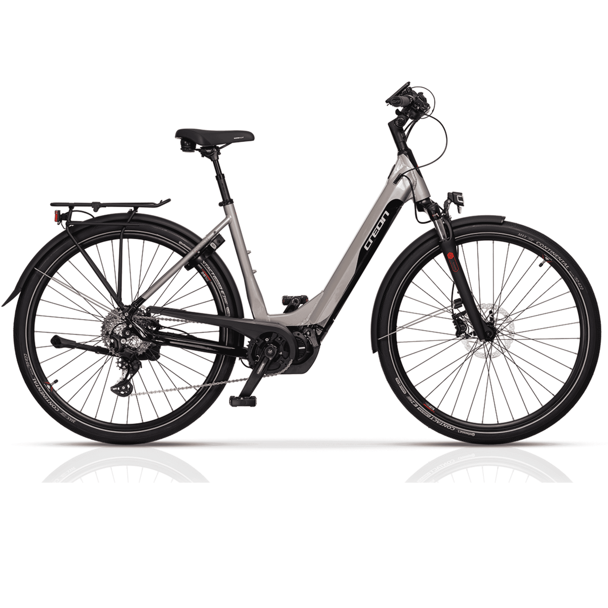 28" VÉLO ÉLECTRIQUE FEMME LS TREKKING E-TOURING 12.8 CITY BIKE SHIMANO STEPS E7000 504 WH 10 VITESSES SHIMANO DEORE RD-M5130 SGS