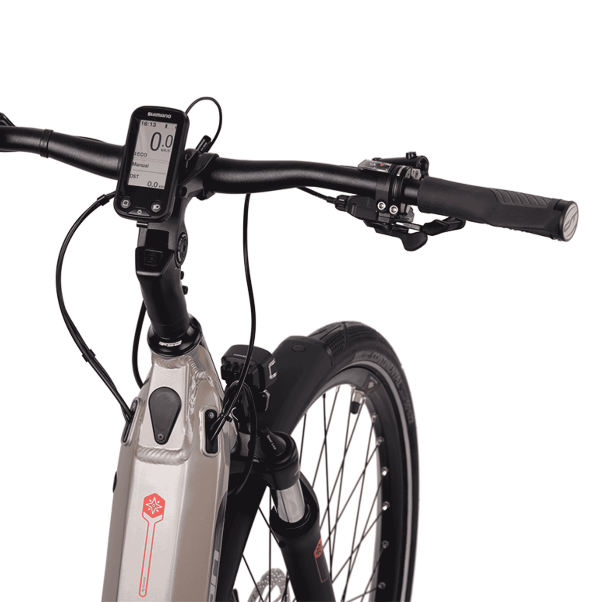 28" VÉLO ÉLECTRIQUE FEMME LS TREKKING E-TOURING 12.8 CITY BIKE SHIMANO STEPS E7000 504 WH 10 VITESSES SHIMANO DEORE RD-M5130 SGS