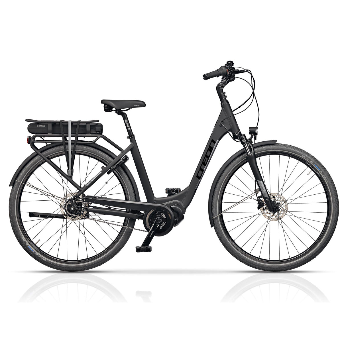 28" FEMMES VÉLO ÉLECTRIQUE TREKKING V-TRON RD WAVE RACK SHIMANO STEPS E-6100 418Wh 7 x GANG SHIMANO NEXUS