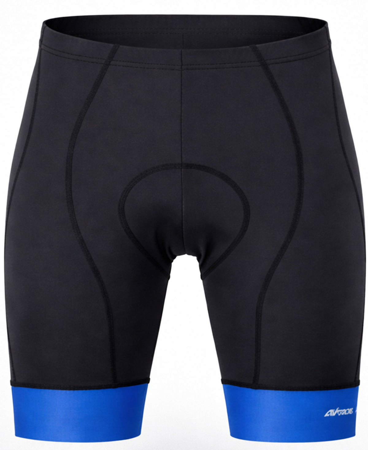 Herren Fahrradhose Kurz Radhose Comfort Line Schwarz Blau