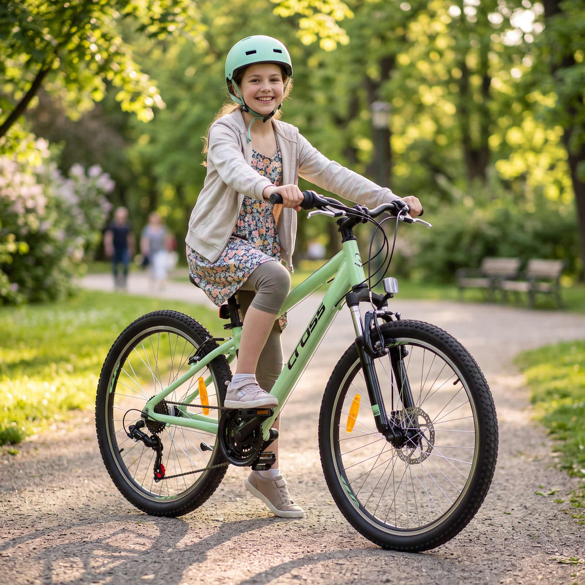 24" MTB Mountainbike Jugend Kinder Alluminium Fahrrad CROSS STELA 21 x Gang Shimano TZ-500