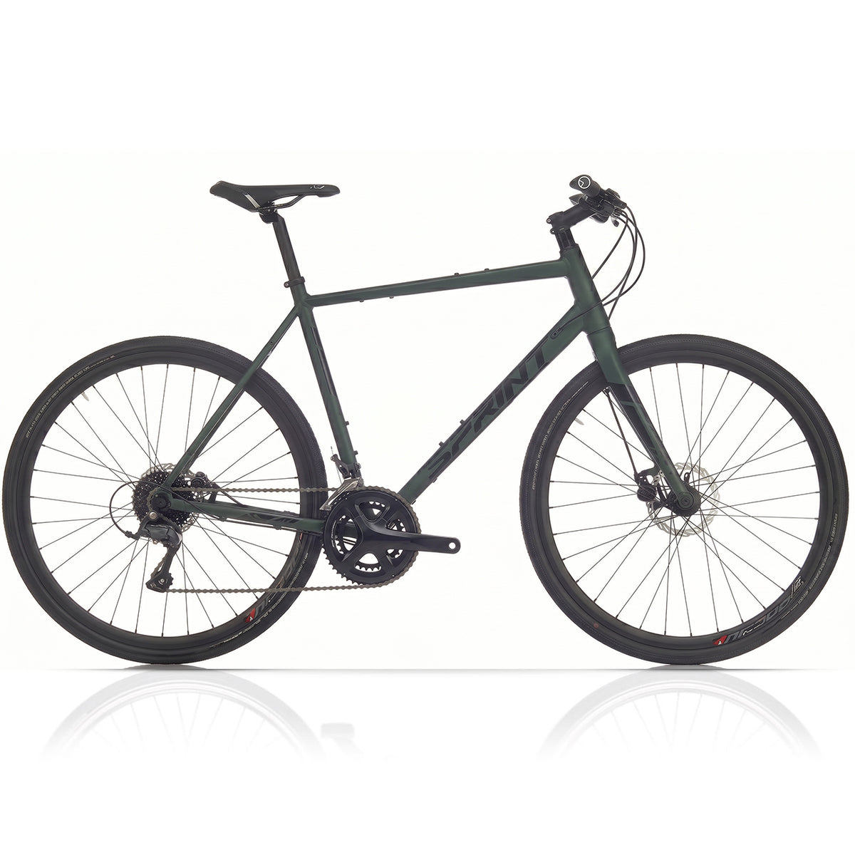 28" Herren Gravel Bike WHISPER URBAN PLUS Flatbar Fahrrad 2 x 9 Gang Shimano SORA RD-R3000 Turquoise
