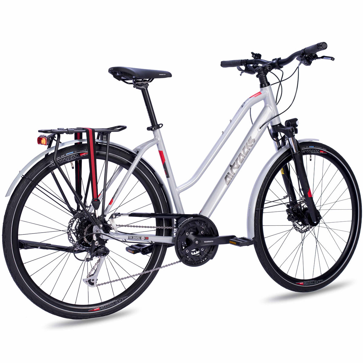 28" Damen Trekking Fahrrad TR.2845L Trekkingrad Shimano 27 Gang Alivio RD-M3100-SGS Shadow