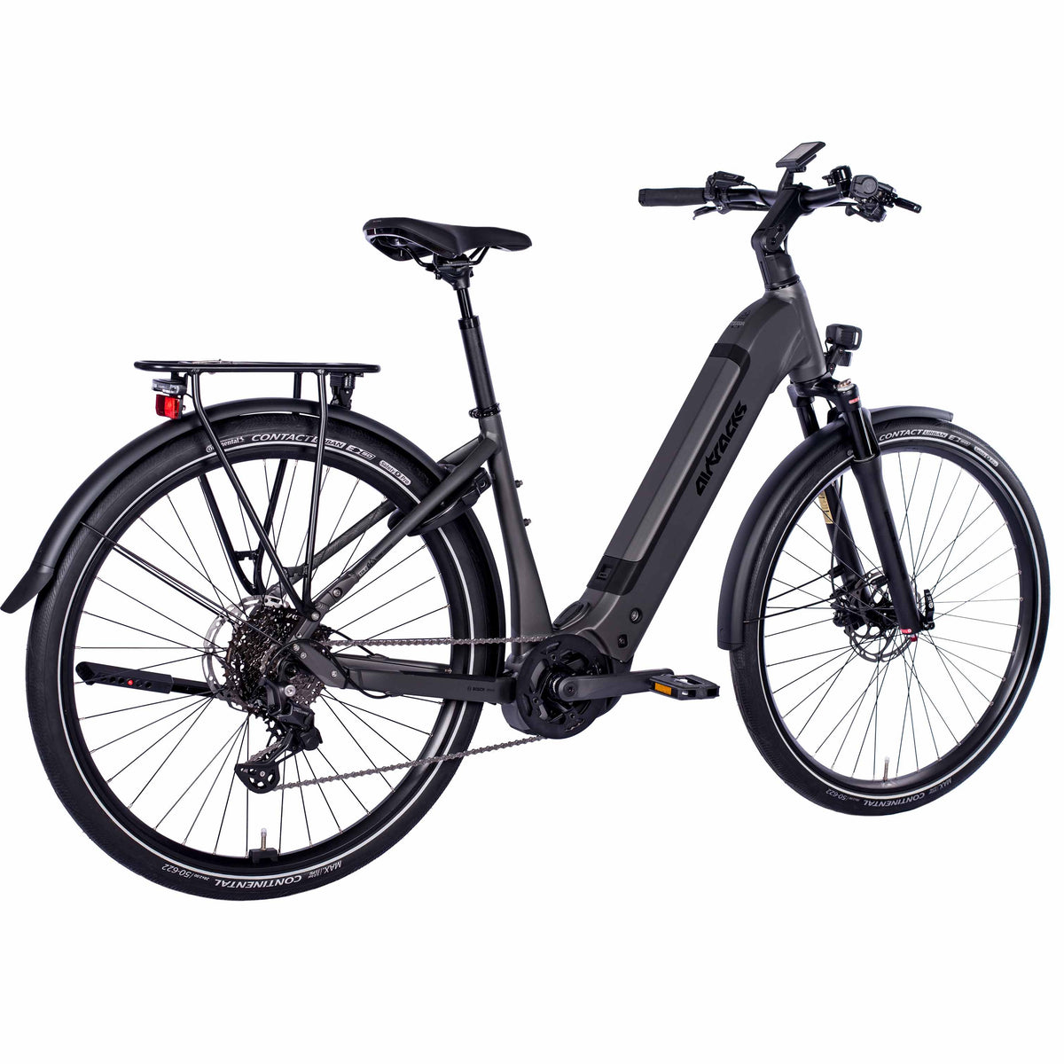 28" Damen E-Bike Trekking Fahrrad LS TERRA TR2 BOSCH Performance Line PX (Smart) POWERTUBE 600Wh 10 Gang SHIMANO DEORE RD-M5130