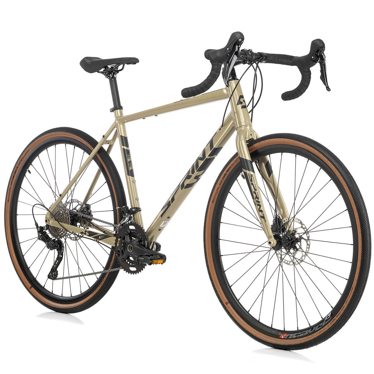 28" Herren Gravel Bike WHISPER ELITE HD Fahrrad 2 x 10 Gang Shimano SHIMANO GRX-400 Beige