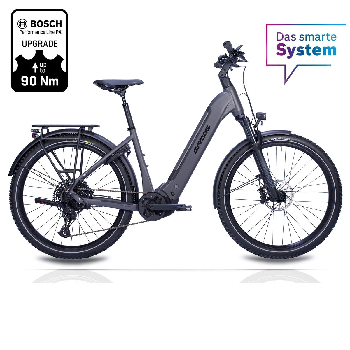 27,5" Damen E-Bike SUV Trekking LS TERRA CX2 BOSCH PERFORMANCE LINE PX (Smart) POWERTUBE 600Wh 12 GANG SRAM SX EAGLE