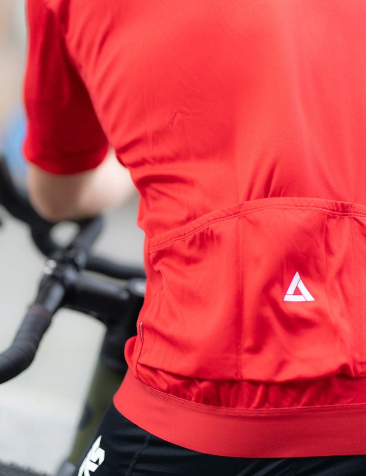 Herren Fahrradtrikot Kurzarm Radtrikot Air Tech II Rot