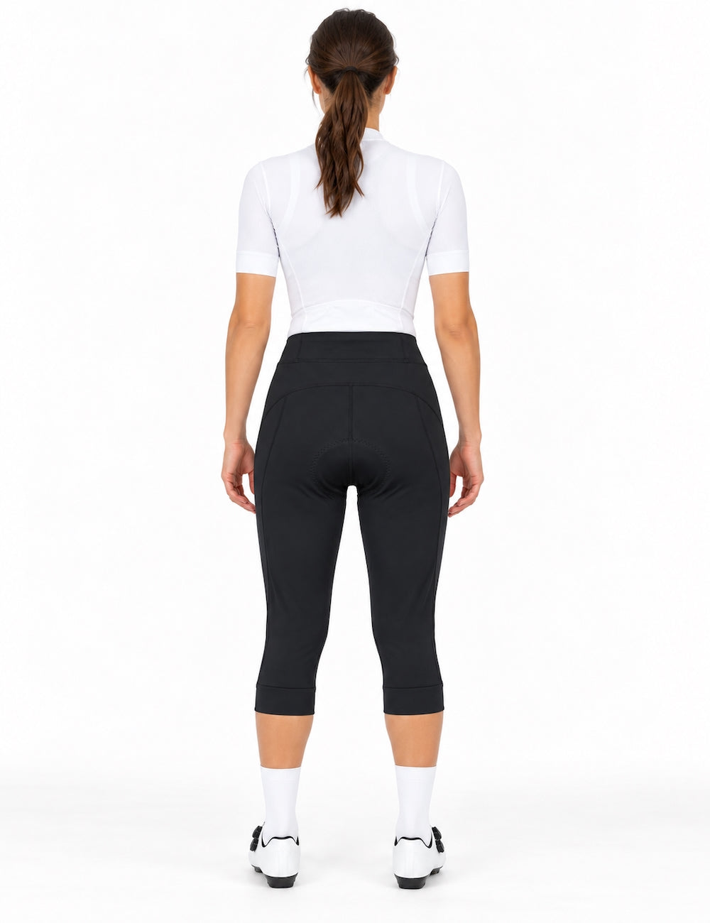 Damen Fahrradhose 3-4 Lang Pro Line Schwarz Setprodukt