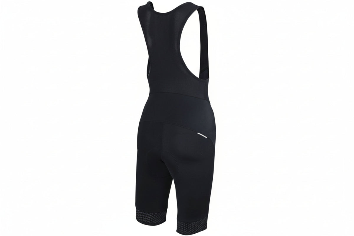 Damen Radhose Kurz mit Trägern - Trägerhose Pro Line Schwarz Setprodukt