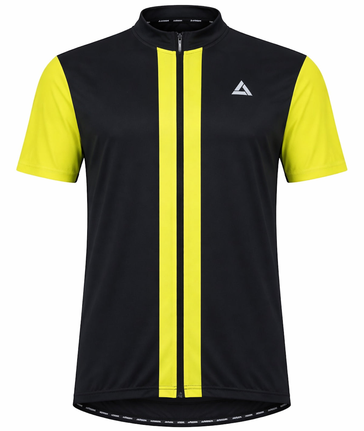 Herren Fahrradtrikot Kurzarm Radtrikot Pro Line II Schwarz Neon