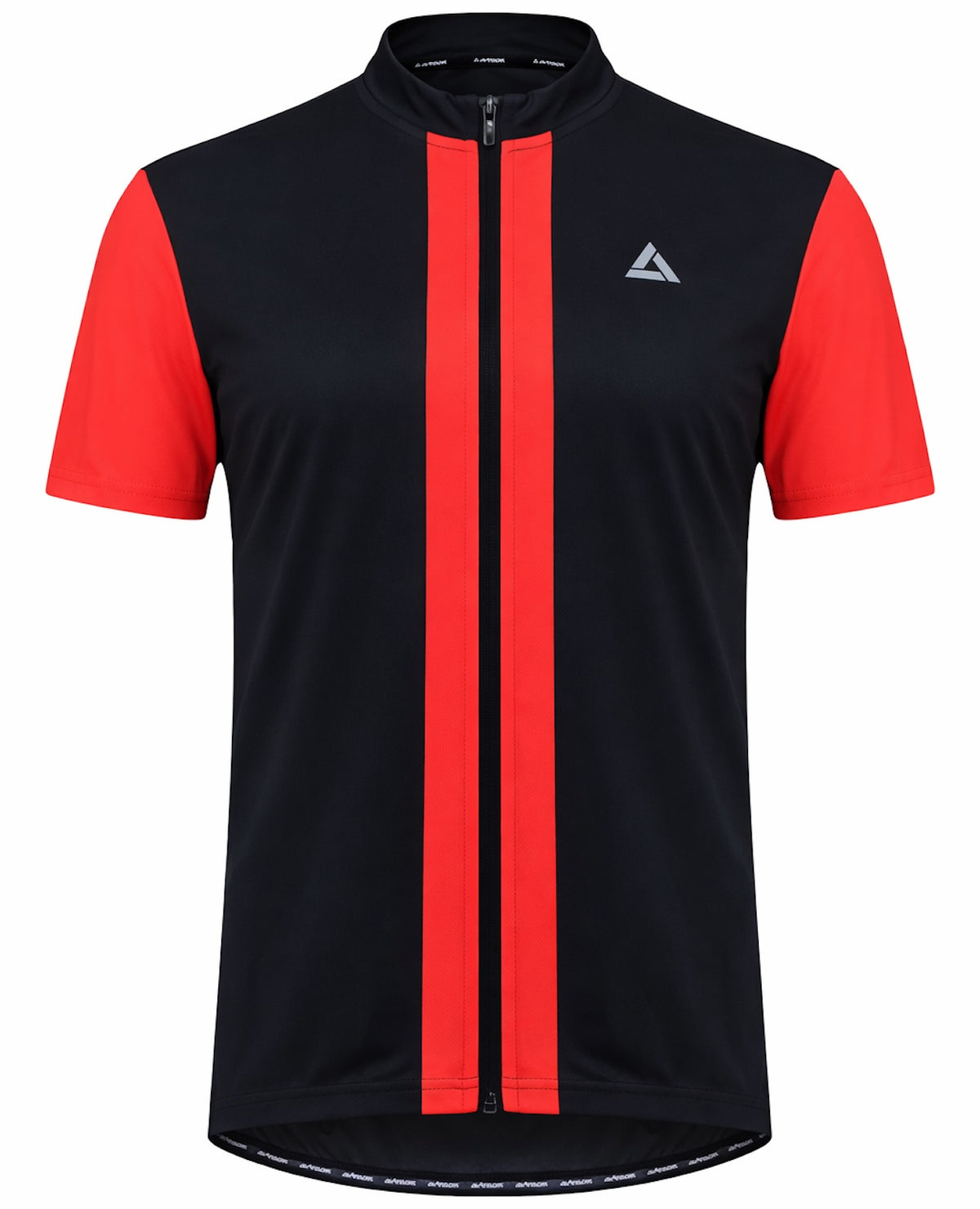 Herren Fahrradtrikot Kurzarm Radtrikot Pro Line II Schwarz Rot
