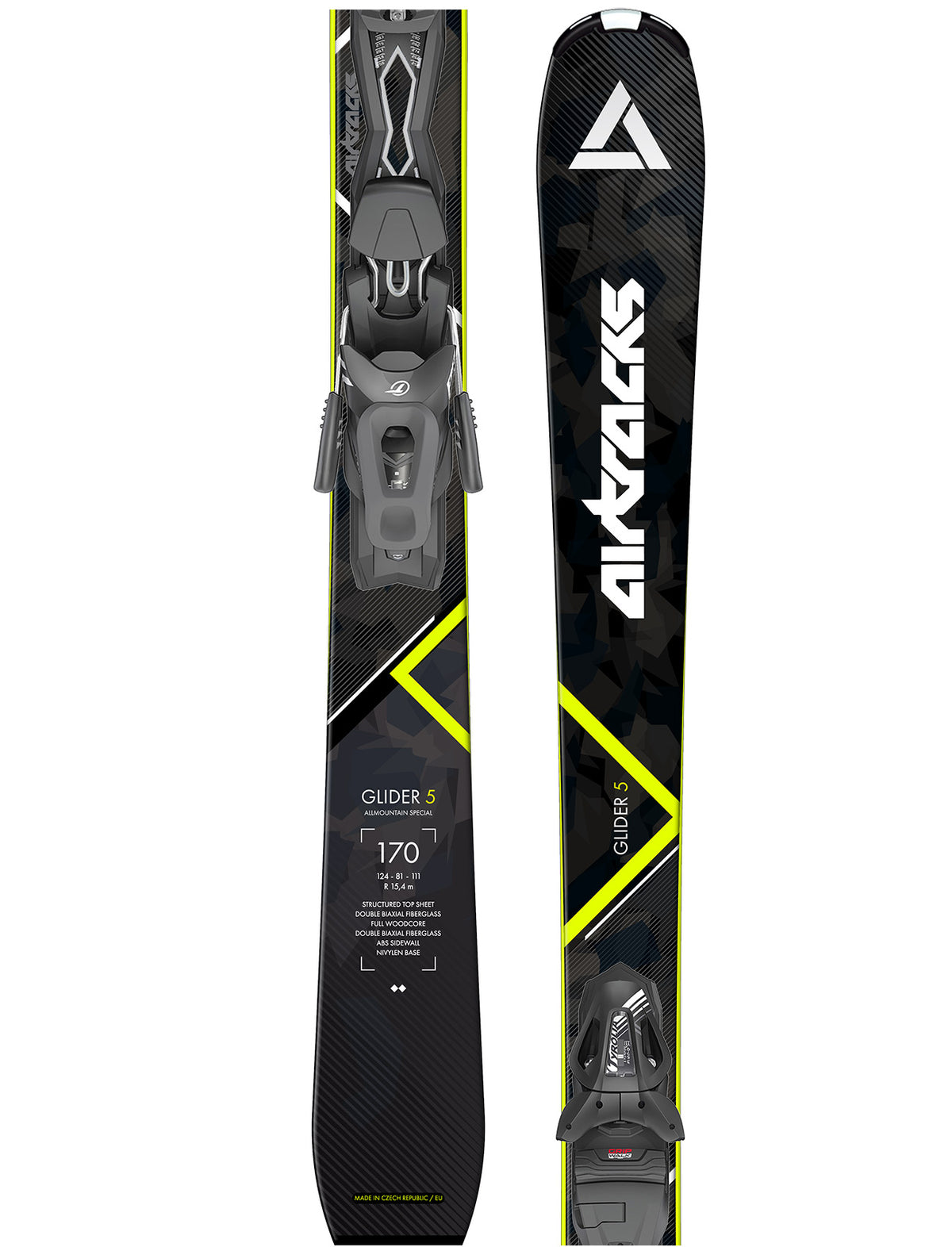 Alpin Ski Allmountain Freeride Savage Rocker Wide + Ski Bindung Tyrolia PR 11 GW + Ski Tasche