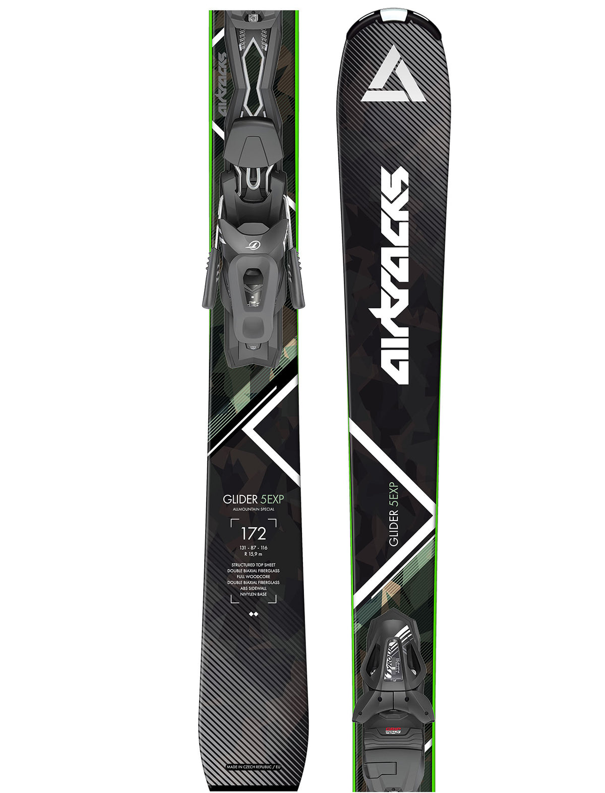 Alpin Ski Allmountain Freeride Savage Pro Rocker Wide + Ski Bindung Tyrolia PR 11 GW + Ski Tasche