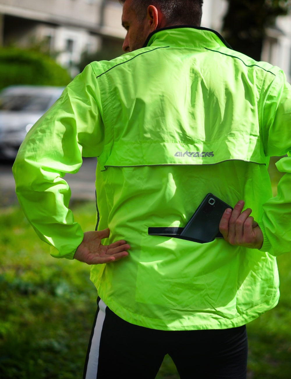 Herren Laufset Multifunktionelle Jacke / Weste + Thermo Laufhose
