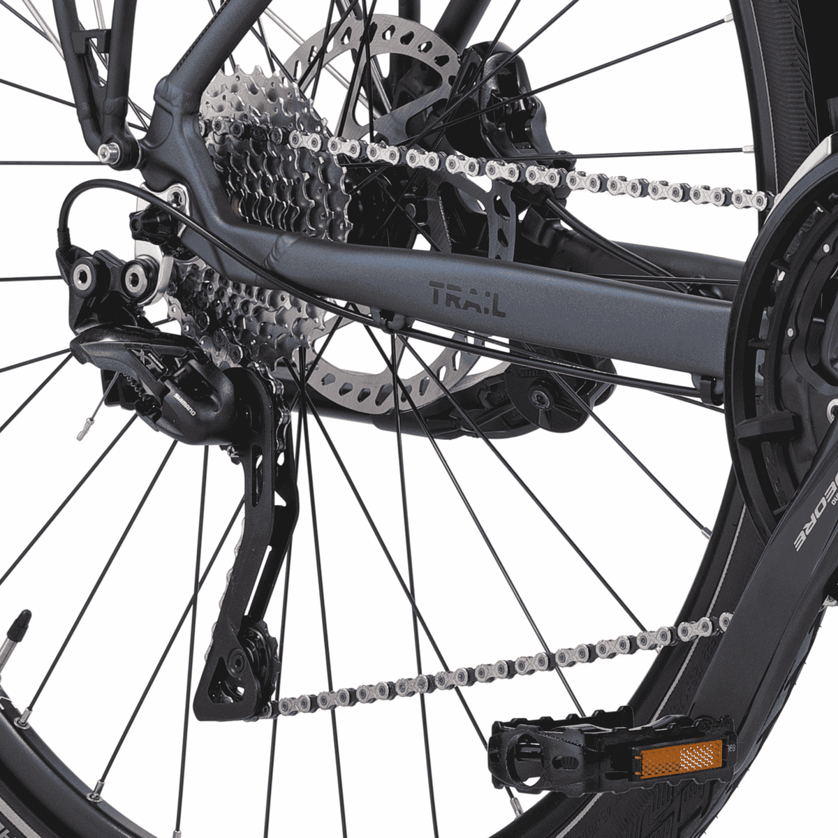 28" Damen Trekking Fahrrad TRAIL 6.0 Trekkingrad Shimano 30 x Gang DEORE XT RD-T8000 SGS