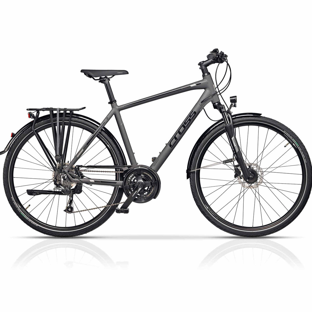 28" Herren Trekking Fahrrad TRAVEL GENT Trekkingrad 24 x Gang Shimano Altus RD-M2000 SGS