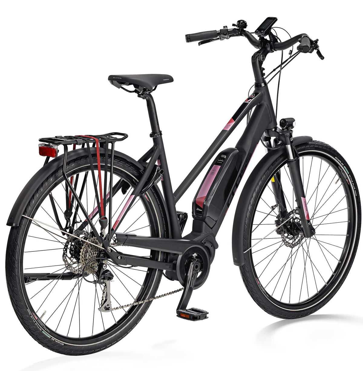 28" E-Bike Damen Trekking Fahrrad V-Tron SHIMANO STEPS E-6100 504Wh 9 GANG SHIMANO ALIVIO RD-T4000 SGSL
