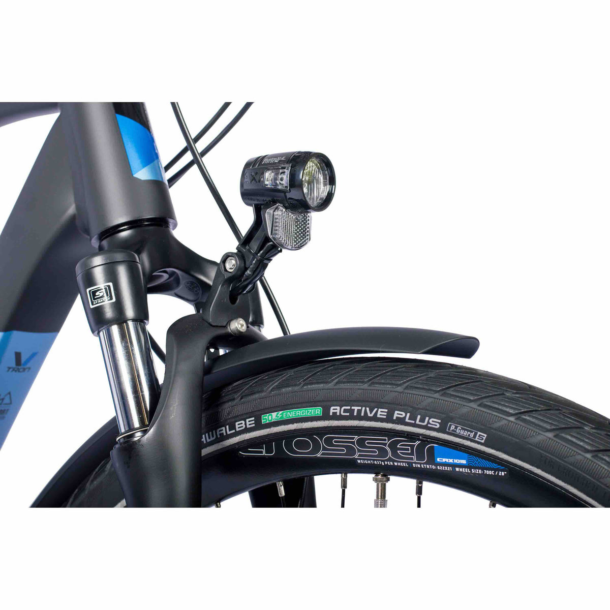 Bicicleta E-Bike de trekking para hombres de 28" V-TRON SHIMANO STEPS E-5000 418 Wh 9 x VELOCIDAD SHIMANO RD-T3000 - B-WARE