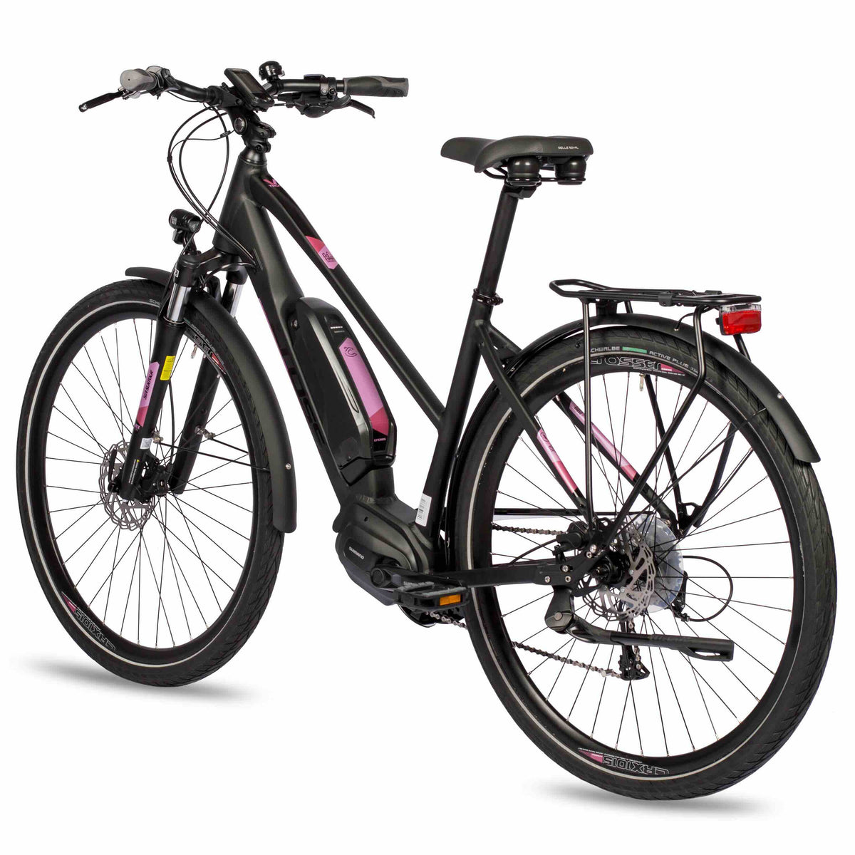 28 inch women e-bike trekking bicycle V-tron Shimano StеPS E-5000 418 Wh 9 x gang Shimano RD-T3000