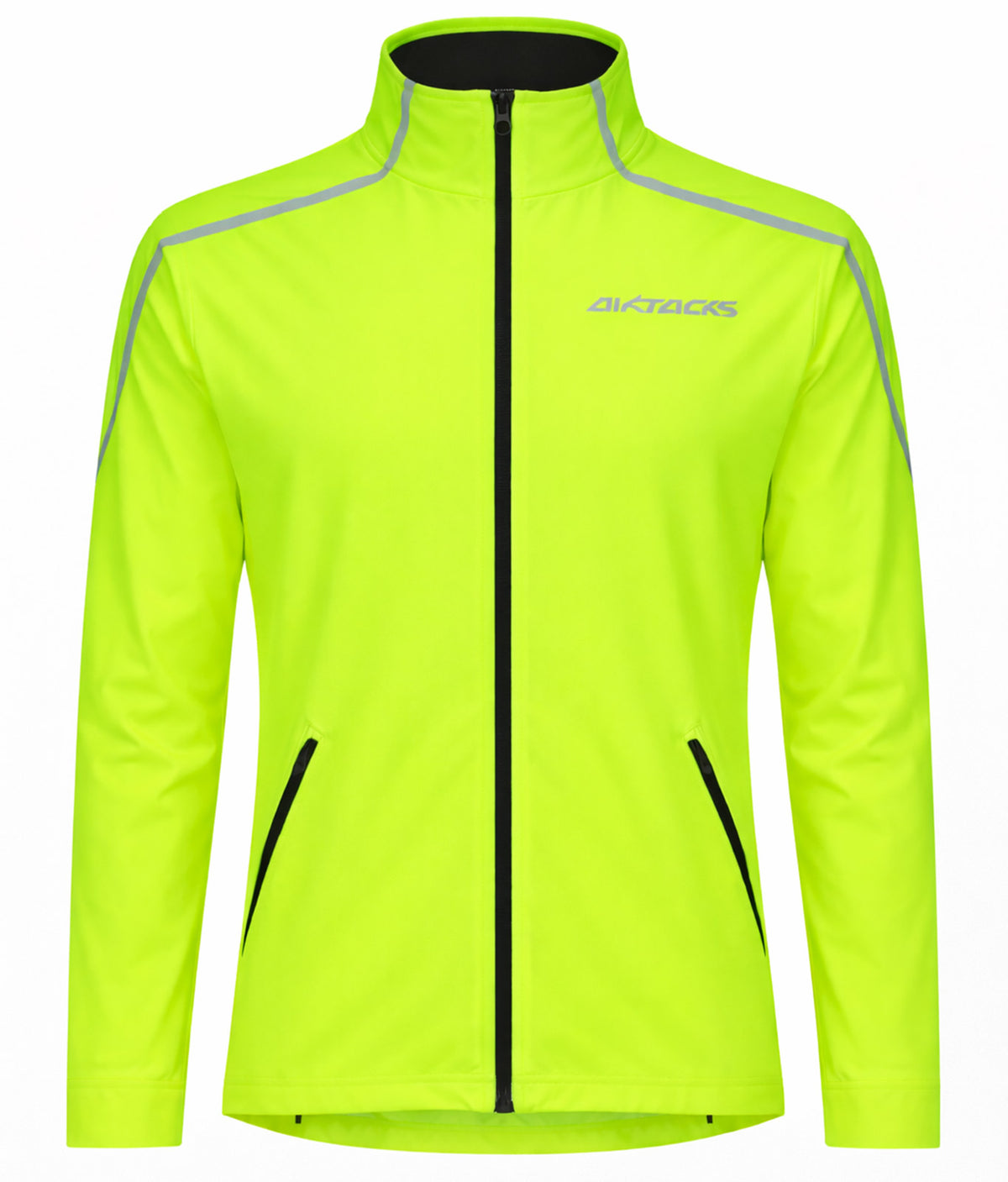 Herren Thermo Fahrradjacke - Laufjacke Air Tech Neon