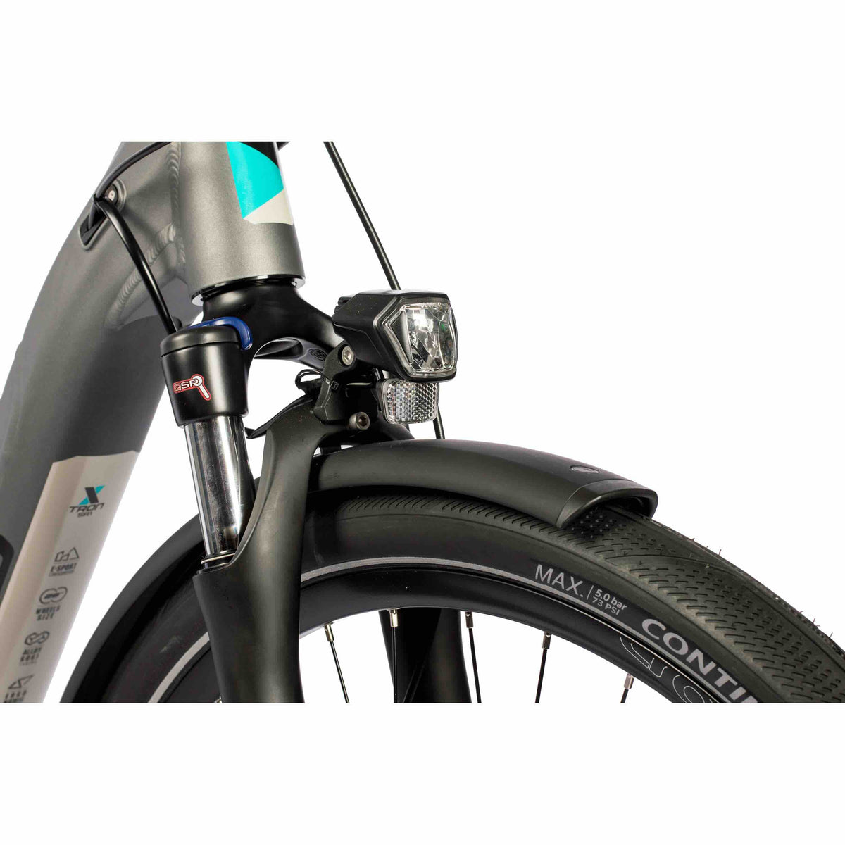 28" BICICLETA ELÉCTRICA DE TREKKING LS WAVE X-TRON SR1 SHIMANO STEPS E-6100 504WH 9 VELOCIDADES SHIMANO ALIVIO