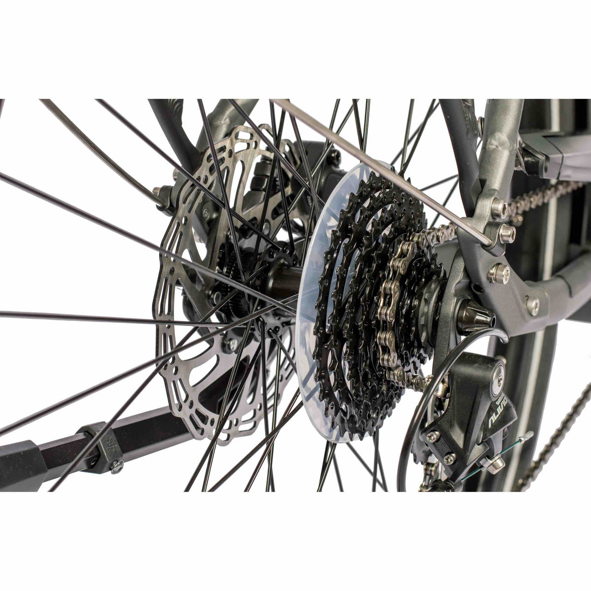 28" BICICLETA ELÉCTRICA DE TREKKING LS WAVE X-TRON SR1 SHIMANO STEPS E-6100 504WH 9 VELOCIDADES SHIMANO ALIVIO