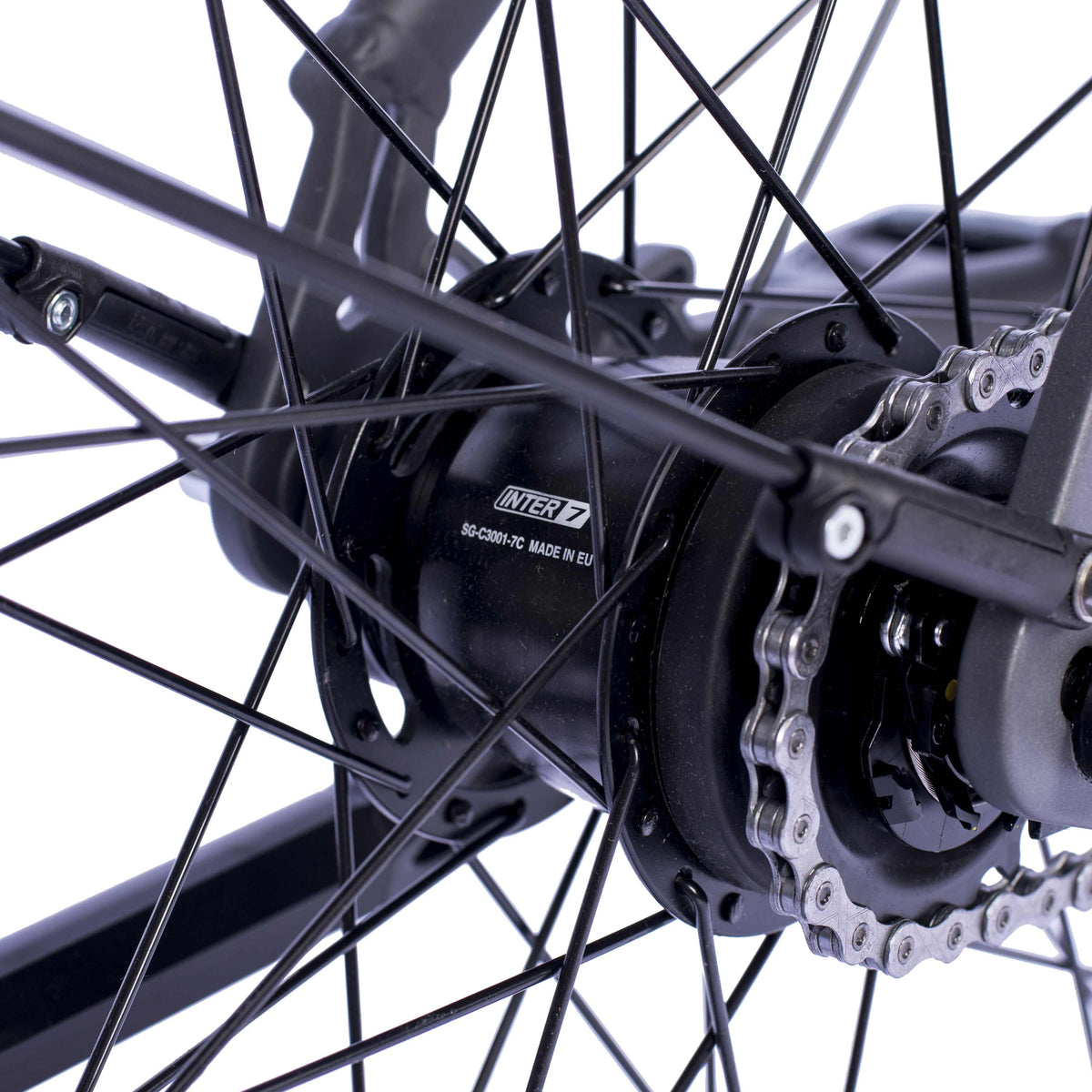 28" E-Bike City Fahrrad V-Tron RACK BOSCH ACTIVE LINE 400 Wh 7 GANG SHIMANO NEXUS RÜCKTRITTBREMSE Schwarz