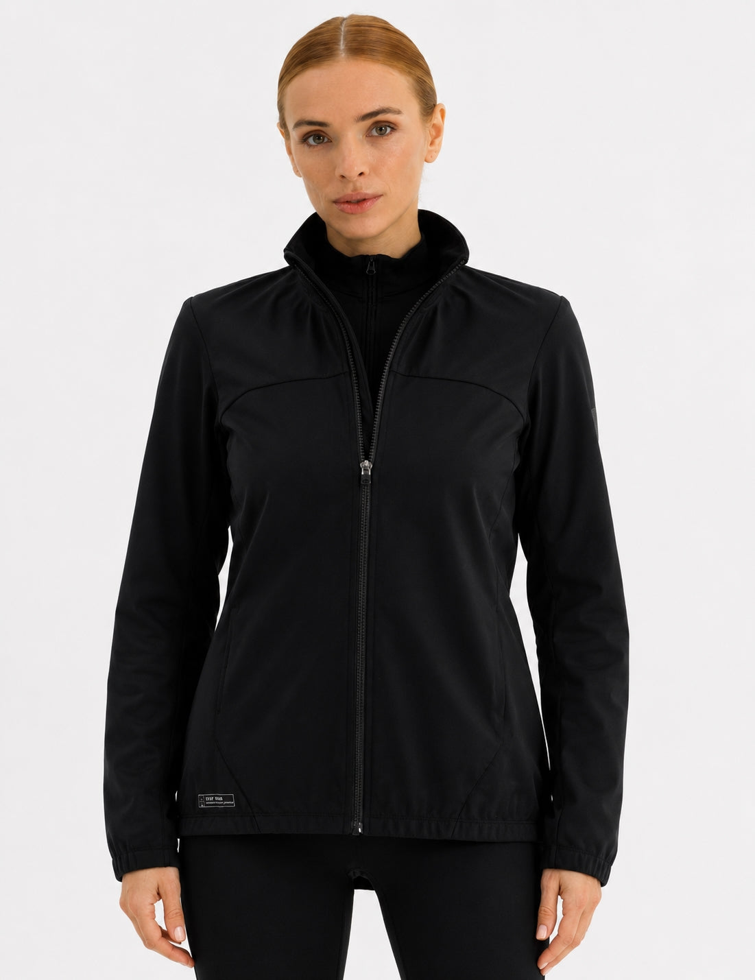 Damen Winter Fahrradjacke Softshell Thermoradjacke Advance Line Schwarz